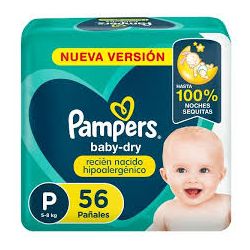 PAMPERS BabyDry PEQ 56PADSX03IT